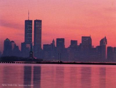 New York, Manhattan Skyline art print by Anonymous