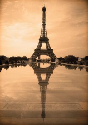 Parisian Reflection art print by Anonymous