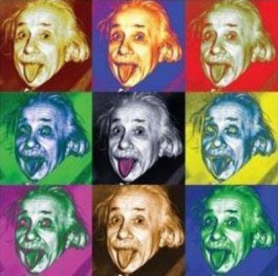 Celebrity  Artists on Einstein Pop Art By Celebrity Image Poster Worldgallery Co Uk