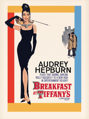 Audrey Hepburn (Breakfast at Tiffany's) art print by Celebrity Image