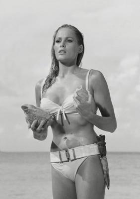 James Bond (Honey Ryder - Ursula Andress) art print by Celebrity Image