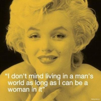 marilyn monroe quotes. Marilyn Monroe (I.Quote - Man's World)