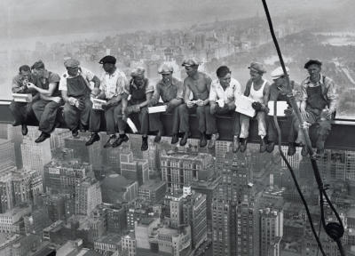Lunch on a Skyscraper art print by Charles C. Ebbets