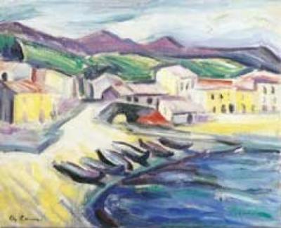Village de Peucheurs, 1906 art print by Charles Camoin
