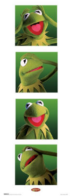 Kermit (Boxes) art print by Door Posters