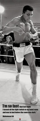 Muhammad Ali (Fast) art print by Door Posters