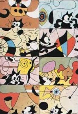 Felix - Miro art print by Echaurren