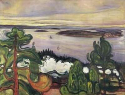 Trainsmoke, 1900 art print by Edward Munch