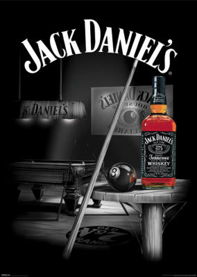 Jack Daniel's (Pool Room) art print by Giant Posters