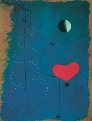 Ballerina II, 1925 art print by Joan Miro