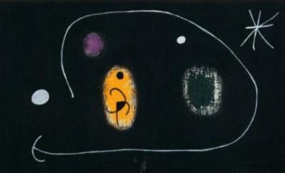 L'esperanca del navegant I art print by Joan Miro