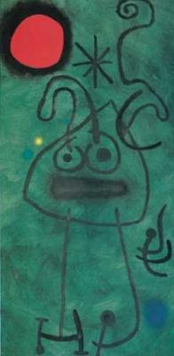 Pintura, 1953 art print by Joan Miro