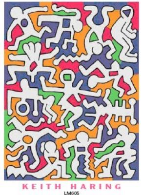 Untitled (Palladium), 1985 art print by Keith Haring