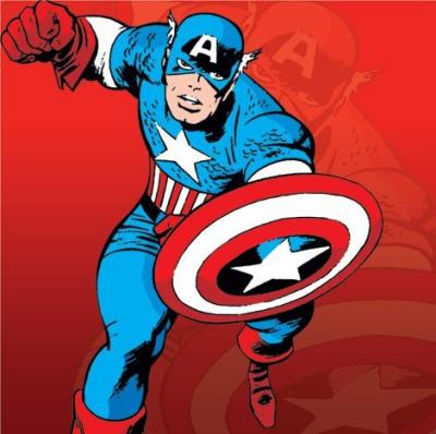 Marvel America on Captain America By Marvel Comics Poster   Worldgallery Co Uk