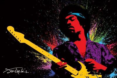 Jimi Hendrix (Paint)