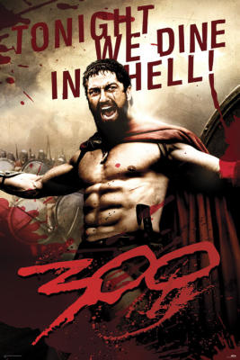 300 (Leonidas) art print by Maxi Posters