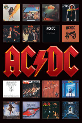 ACDC (Album Covers) art print by Maxi Posters