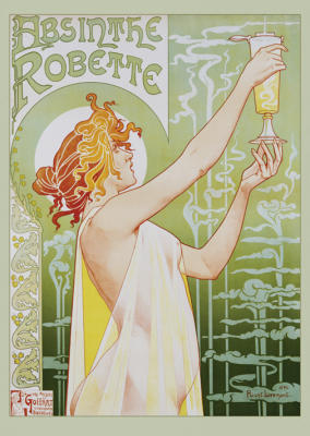 Absinthe Robette art print by Maxi Posters