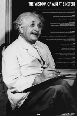Albert Einstein (Quotes) art print by Maxi Posters