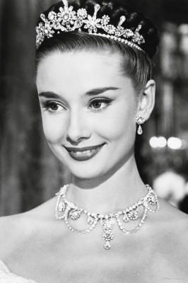 Audrey Hepburn (Roman Holiday Princess) art print by Maxi Posters