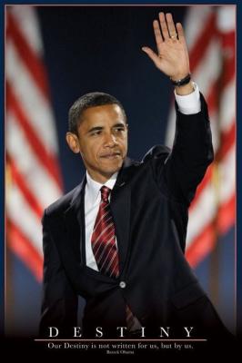Barack Obama (Destiny) art print by Maxi Posters