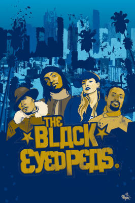 Black Eyed Peas (Illustration) art print by Maxi Posters