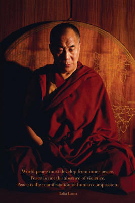 Dalai Lama (World Peace) art print by Maxi Posters