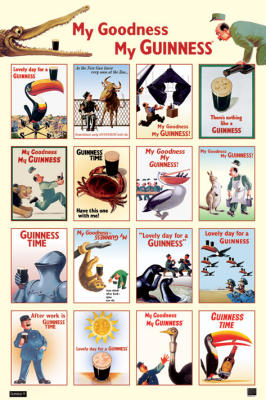 Guinness (Collage) art print by Maxi Posters