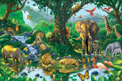 Harmony (Jungle) art print by Maxi Posters