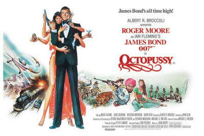 James Bond (Octopussy - Train) art print by Maxi Posters