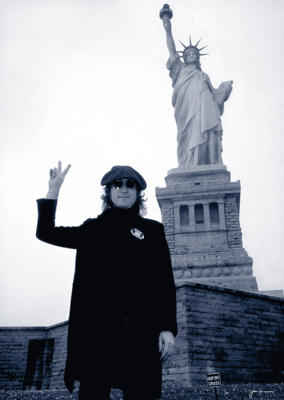 John Lennon (Liberty) art print by Maxi Posters