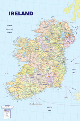 Map of Ireland