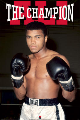 Muhammad Ali (The Champion) art print by Maxi Posters