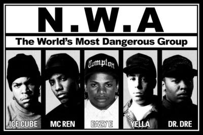 N.W.A (Dangerous) art print by Maxi Posters