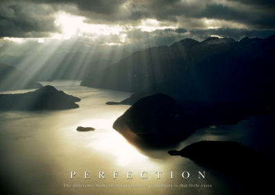 Perfection art print by Maxi Posters