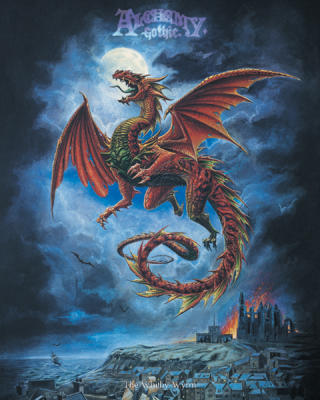 Alchemy (Whitby Wyrm) art print by Mini Posters