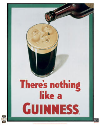Guinness (Pint) art print by Mini Posters