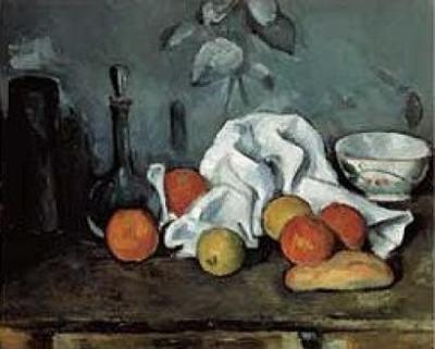 Fruits art print by Paul Cezanne