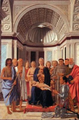 Pala Montefeltro art print by Piero Della Francesca