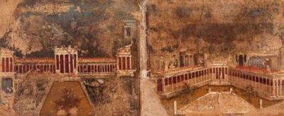 Architecture art print by Pompei