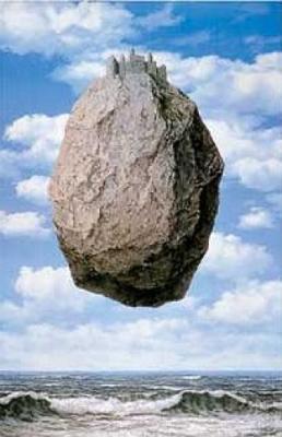 Chateau des Pyrenees, 1959 art print by Rene Magritte