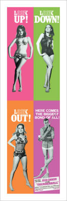 James Bond (Thunderball) art print by Slim Posters