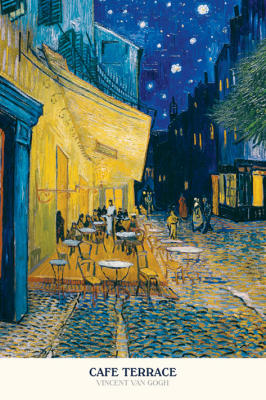 Caf� Terrace art print by Vincent Van Gogh