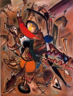 Dipinto con punte art print by Wassily Kandinsky