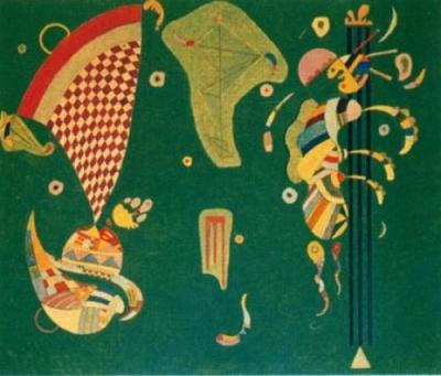 Legame verde, 1944 art print by Wassily Kandinsky