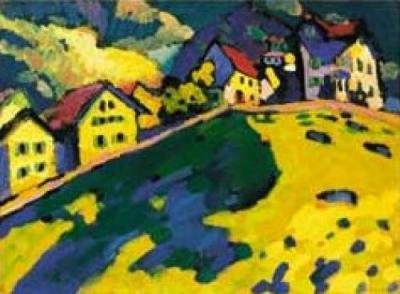 Paesaggio Estivo art print by Wassily Kandinsky