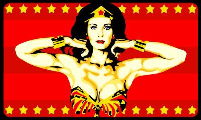 Wonder Woman art print by Annabel de Vetten