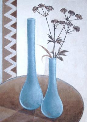 Harmony In Blue & Brown II art print by Karsten Kirchner