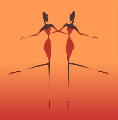 Fashion Parade art print by Liz Baker