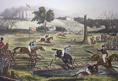 Grand Military Steeplechase (Restrike Etching) art print by Alexander